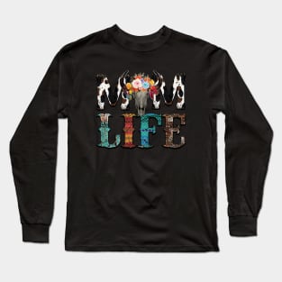 Mom Life western Long Sleeve T-Shirt